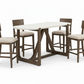 Vellara 5 Pc Counter Ht Set, Stone Top