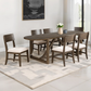 Vellara 7 Pc Dining Table Set, Wood Top