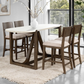 Vellara Counter Ht Table, Stone Top