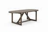 Vellara Dining Table, Wood Top