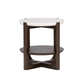 Vellara End Table w/ Stone Top
