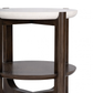 Vellara End Table w/ Stone Top