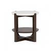 Vellara End Table w/ Stone Top