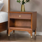 Hepburne Mid-Century Modern Nightstand