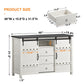 White Farmhouse Buffet Cabinet