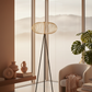 Aether Wire Cage Floor Lamp - Morning Mist