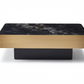 Agate Sintered Stone Rectangle Coffee Table