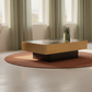 Agate Sintered Stone Rectangle Coffee Table
