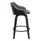 Alec Luxe Swivel Bar Stool