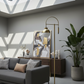 Arcadia Brass Arc Floor Lamp - Architectural Skylight