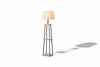 Arlo Shelf Floor Lamp - Diagonal Upper Left Shadow