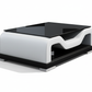 Artia Coffee Table - White & Black - White Background