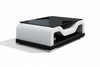 Artia Coffee Table - White & Black - White Background