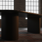 Athena Curve Dining Table Angle 1