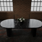 Athena Curve Dining Table Angle 2