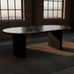 Athena Curve Dining Table Angle 3