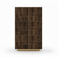 Auer Wine Rack Cabinet - Doors Closed