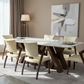 Aurelia Sculptural Dining Table - Modern Dining Room Setting