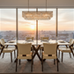 Aurelia Sculptural Dining Table - Palatial Penthouse Setting