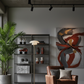 Aurora Modern Floor Lamp - Industrial Loft Concrete