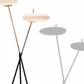 Avela Floor Lamp - Mid-Section Stem and Shade Detail