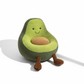 Avocado Hug Chair - Pure White Background