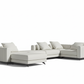 Azure Fabric Modular Sectional - Geometric Shadows with Legs