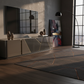 Azure Luxe TV Stand – Loft Low Angle
