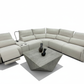 Begonia Modern Motion Sectional - Pure White Background