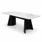 Bianco Arc Dining Table - 白底阴影图