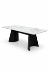Bianco Arc Dining Table - 白底阴影图