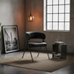 Black Barrel-Back Dining Chair - Lifestyle 2