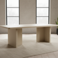 Blanc Monolith Dining Table Angle 3