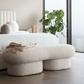 Bouclé Bench Ottoman - Lifestyle 1