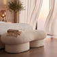 Bouclé Bench Ottoman - Lifestyle 3