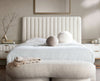 Modern Bouclé Upholstered Bed