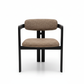 Brown Taupe Chair - Front View