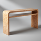 Burl Wood Console Table - Chiaroscuro