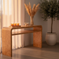 Burl Wood Console Table - Lifestyle 3