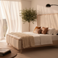 Candra Natural Oak Padded Headboard Bed - Lifestyle 3