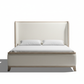 Candra Natural Oak Padded Headboard Bed - Product Shot 2