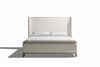 Candra Natural Oak Padded Headboard Bed - Product Shot 2