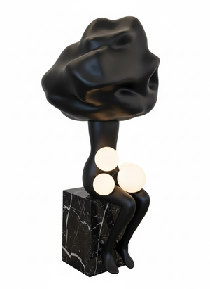 Celestia Cloud Floor Lamp - Three-Quarter Angle White Background