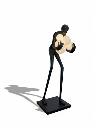 Celestia Protect Floor Lamp - White Background Dramatic Lighting