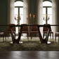 Celestial Gold Dining Table Angle 1