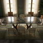 Celestial Gold Dining Table Angle 2