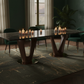 Celestial Gold Dining Table Angle 4