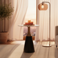 Champagne Pedestal Side Table - Lifestyle 3