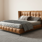 Chateau Luxe Tufted Platform Bed with Diffused Shadow