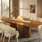 Chevron Walnut Dining Table - Lifestyle 13
